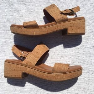 Gentle Souls Kenneth Cole Talia Cork Sandals